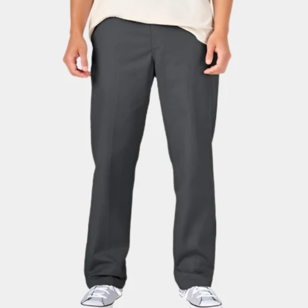 Dickies Jamil Toy Straight-Leg Skateboarding Chinos in Charcoal Gray